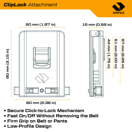 CLIPLOCK 50 - pentru port încărcător [2]