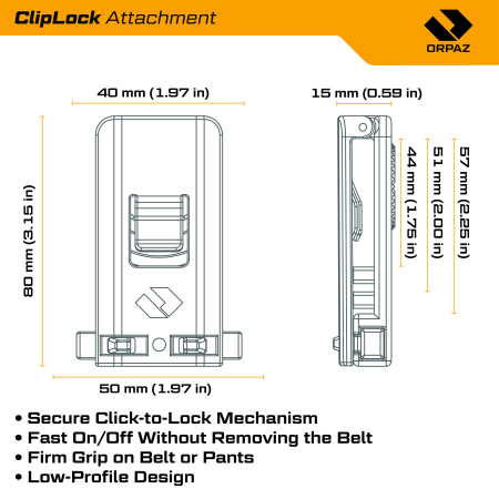 CLIPLOCK 36 - pentru port încărcător [2]