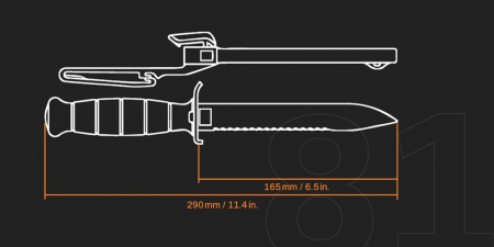 Cuțit Tactic de teren GLOCK FM 81 [4]