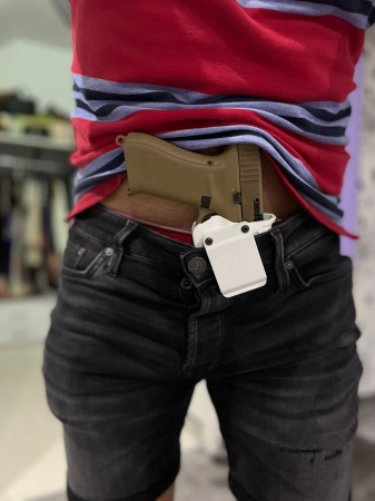 Holster IWB Glock 17, 19, 19x, 22, 23, 25, 31, 32, 34, 35, 45 TAN [5]