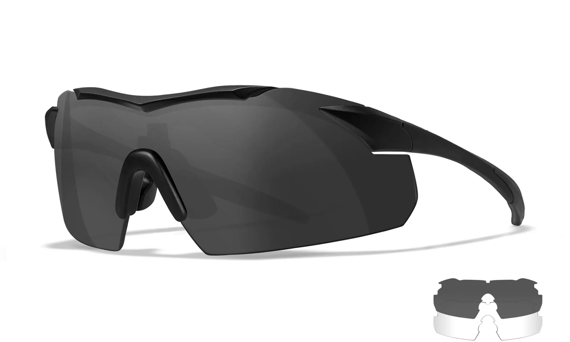 Îmbrăcăminte/Accesorii - OCHELARI DE PROTECTIE WX VAPOR 2.5 Lentile: Gri/Clear (transparent)/Light Rust, Cadrul (rame): Negru