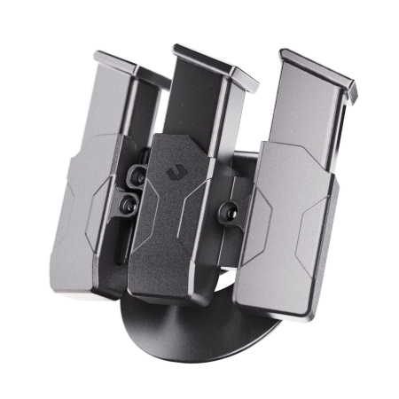 Port încărcător triplu 9mm DOUBLESTACK pentru: Glock, Beretta, CZ, S&W, HK, Colt, Sig Sauer, Walther, Smith & Wesson, CANIK [1]