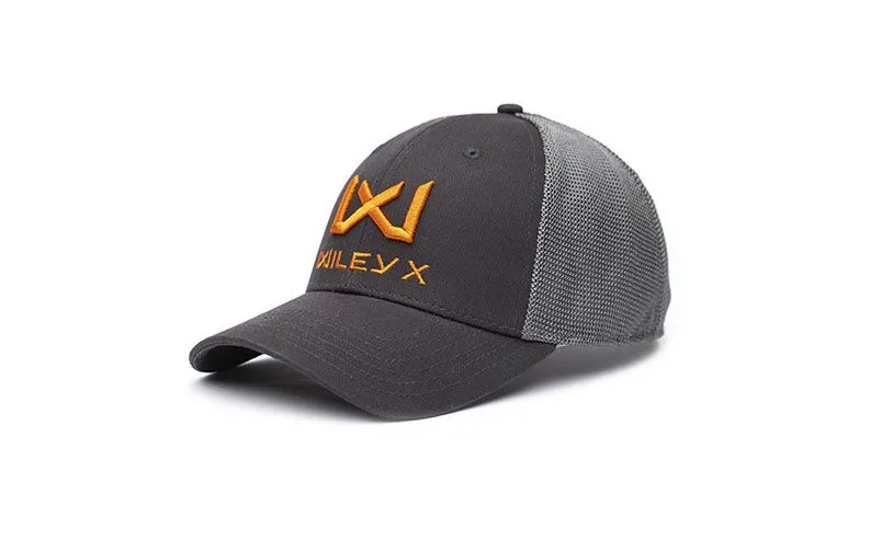 Șepci - SAPCA TRUCKER Dark Grey Orange WX/Wiley X