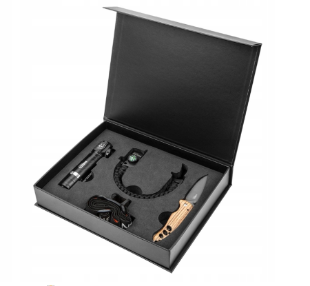 Set cadou de supraviețuire: cuțit, lanternă, brățară NEO TOOLS 63-033 [2]