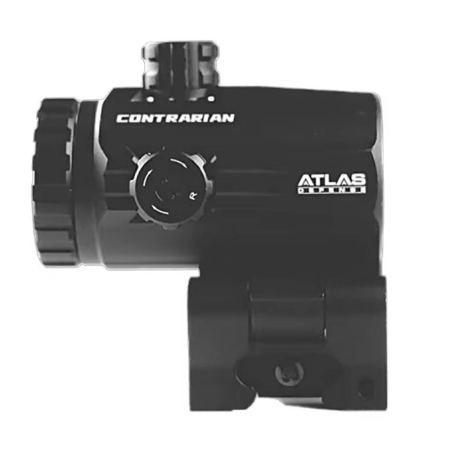 COLIMATOARE / LUNETE - Sistem de ochire ATLAS MAGNIFIER X3 MIL PICATINNY BASCULANT CONTRARIAN