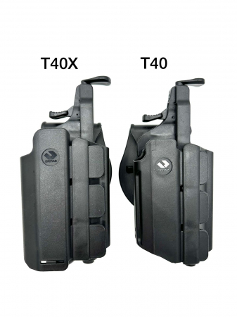 Toc Tactic T40X pentru Pistol cu lanterna, OWB , Level II Retention - ORPAZ compatibil cu Glock, CZ, Ruger, Sig Sauer, Smith & Wesson, Springfield, Canik [9]