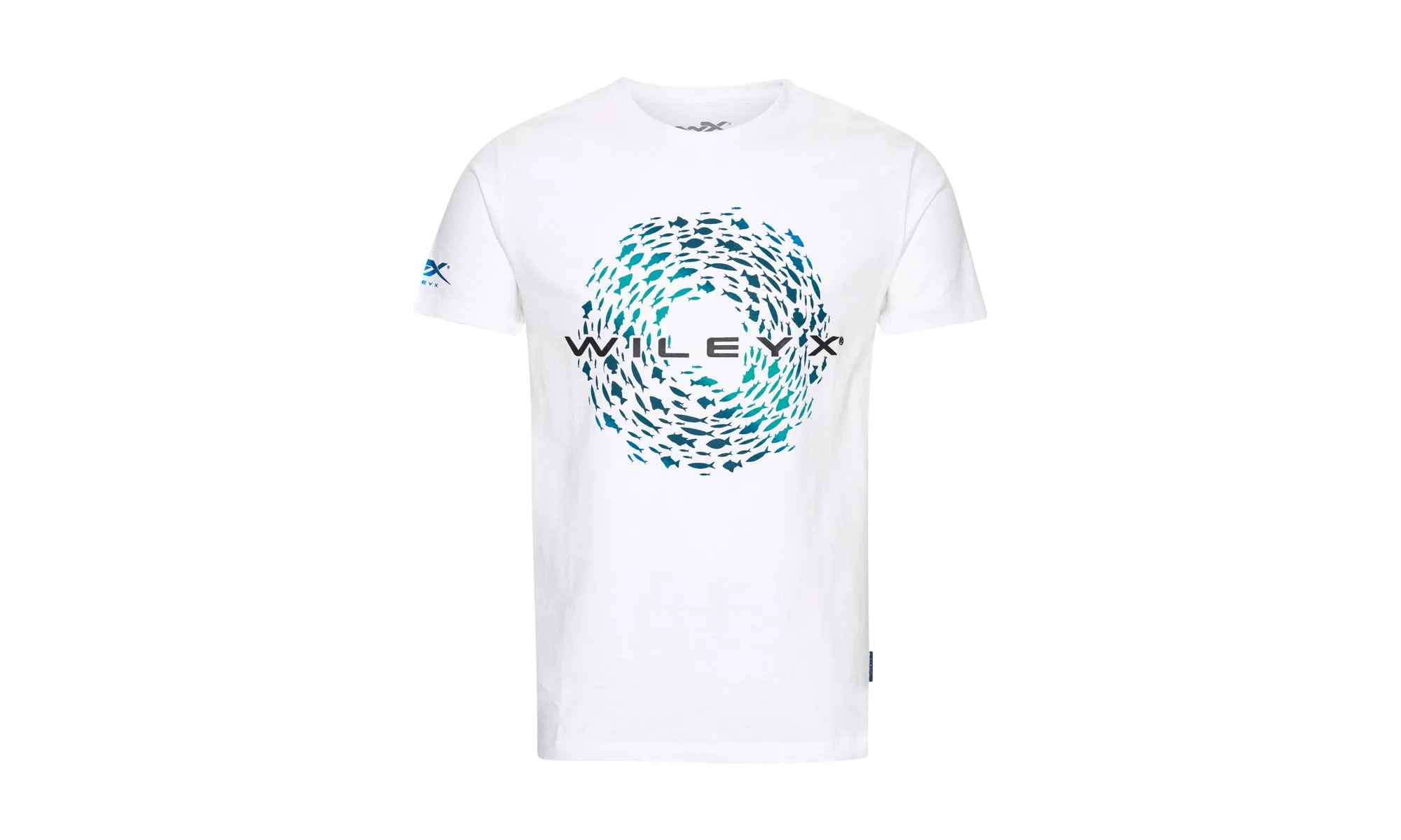 Tricouri - Tricou WX Fish T-shirt White Cotton w/ Wiley X