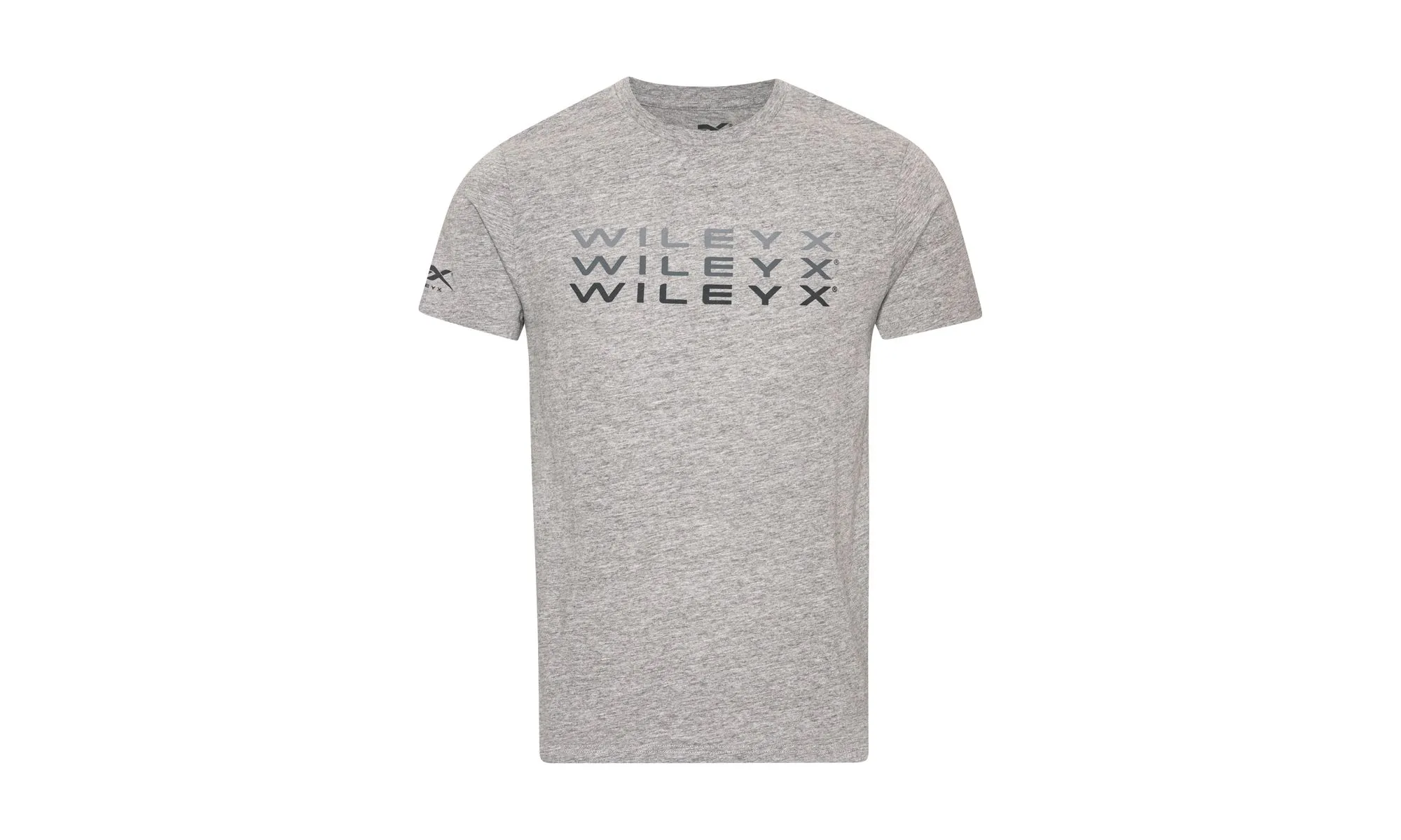 Tricouri - Tricou WX Core T-shirt Grey Melange w/ Wiley X Fade