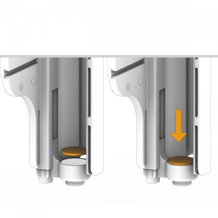 Distanțiere din piele autoadezive pentru retenție magnetică T40 și T40X [3]