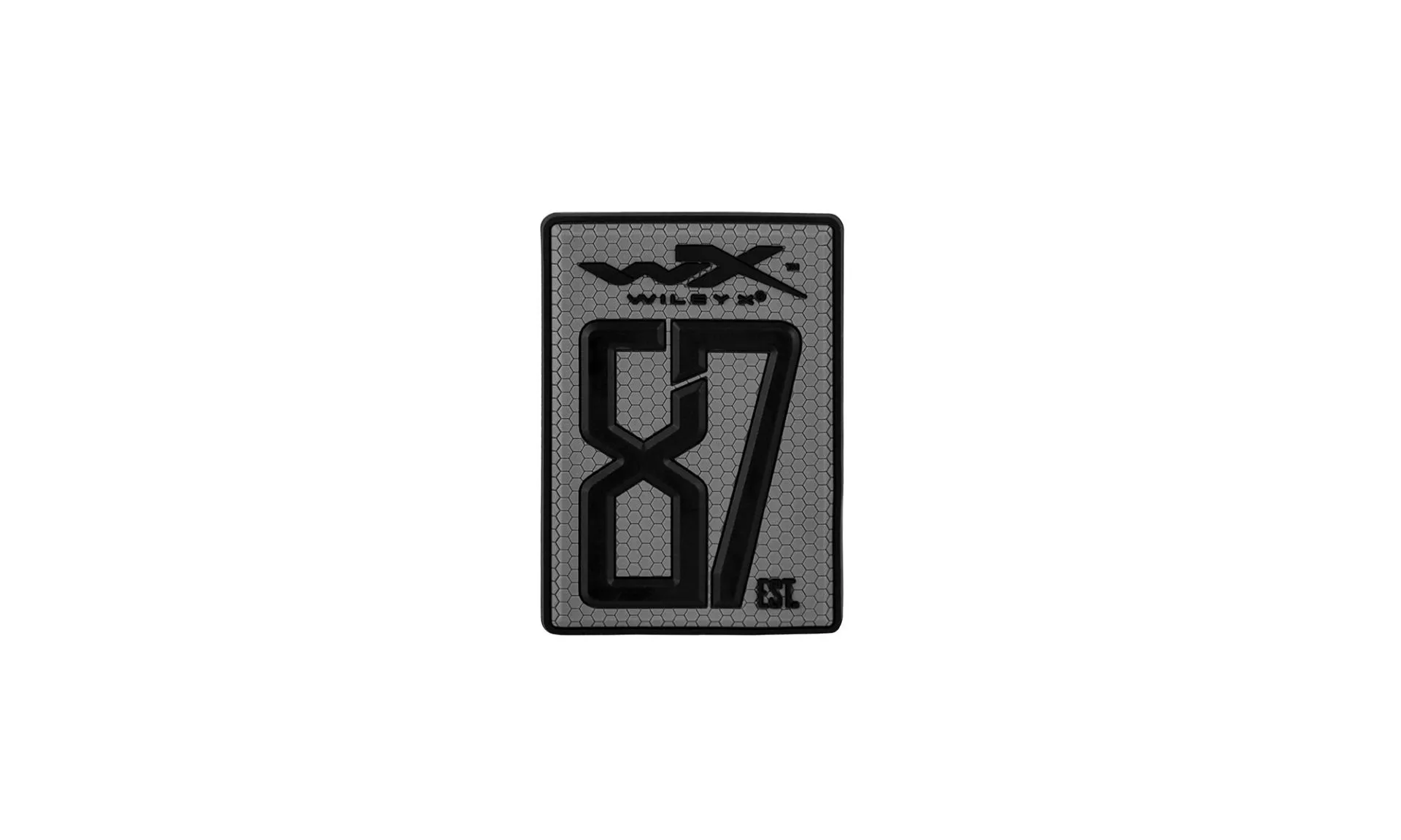 BTD - WILEY X PATCH 87EST. 55 x 80 mm Gri