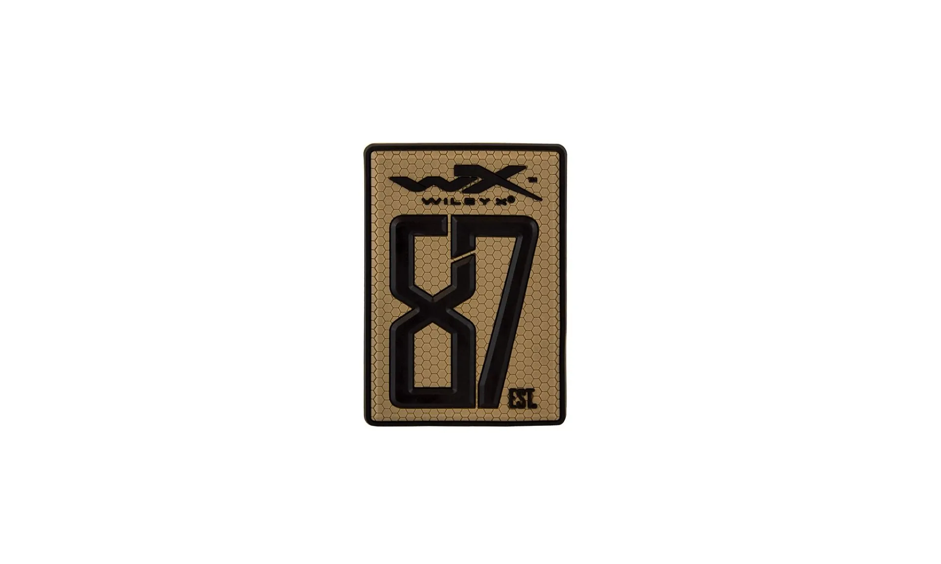 BTD - WILEY X PATCH 87EST. 55 x 80 mm Tan