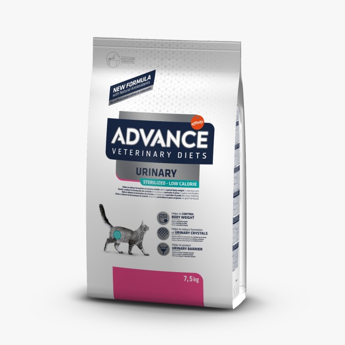 Advance Cat Sterilised Urinary Low Calorie 7.5 kg