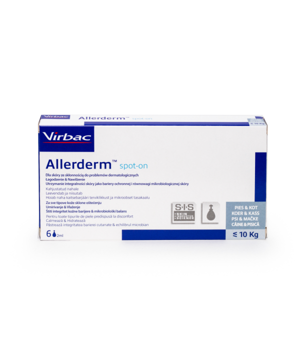 AllerDerm Spot-On 6 Pipete x 2 ml, Virbac