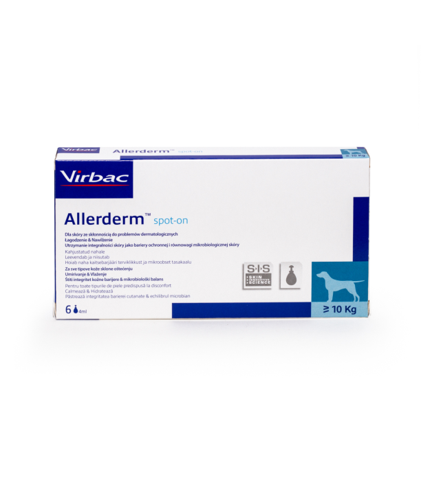 AllerDerm Spot-On 6 Pipete x 4 ml, Virbac