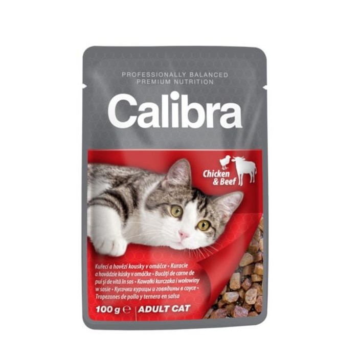 Calibra Cat Pui si Vita in sos 100 g