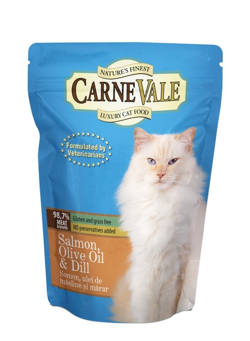 Carnevale Cat Plic Somon Ulei De Masline Marar 85 g