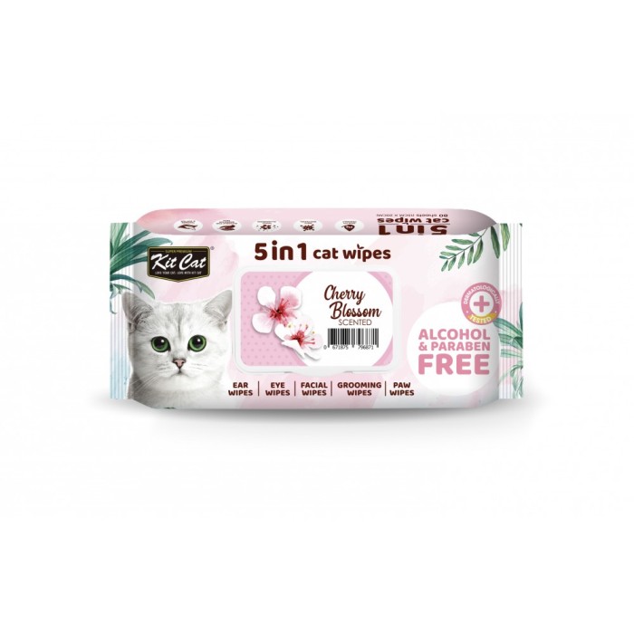 Cat Wipes 5in1(80buc) - Cherry Blossom