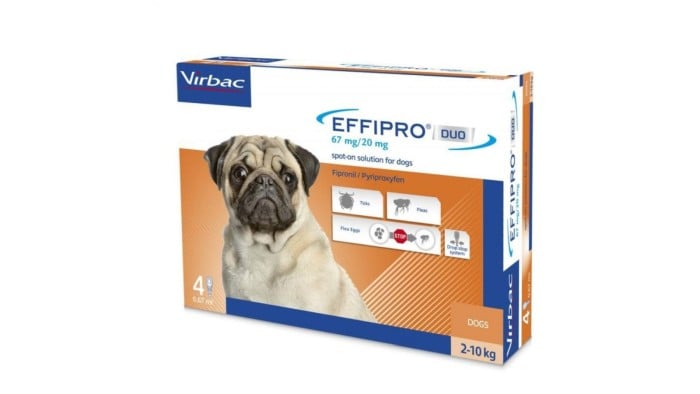 Effipro Duo Caini 2-10 kg - 1 pipeta, Virbac