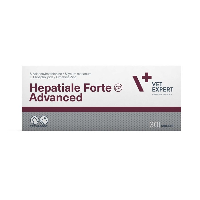 Hepatiale Forte Advanced 30 Tablete, VetExpert