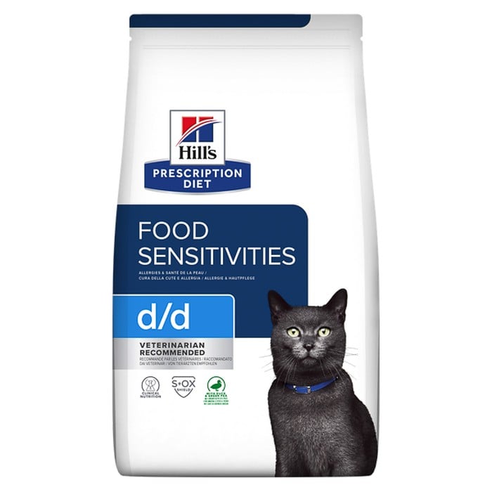 Hill s PD Feline d d Rata si Mazare - Alergii la Hrana 1.5 kg