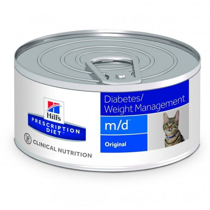 Hills PD Feline m d - Diabet sau Obezitate 156 g