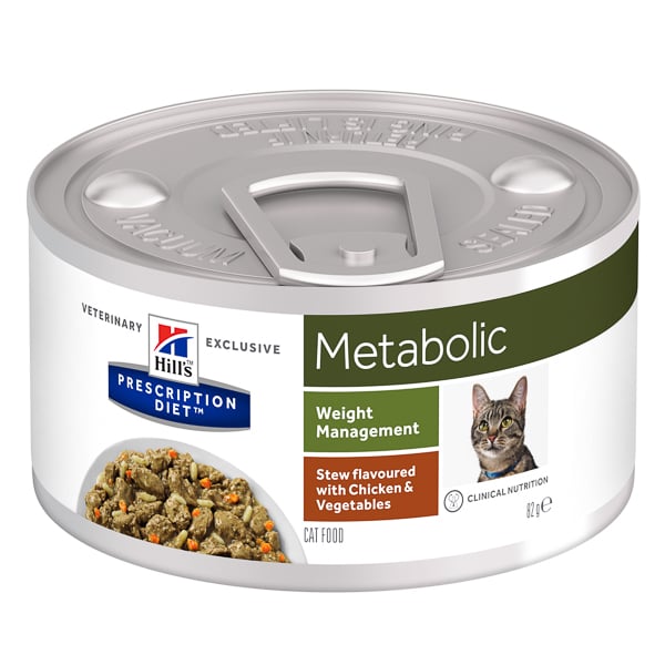 Hills PD Feline Metabolic Pui si Legume 82 g