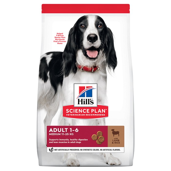 Hills SP Canine Adult Medium cu Miel si Orez 14 kg