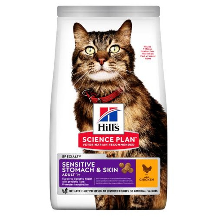 Hills SP Feline Adult Skin and Stomach 300 g