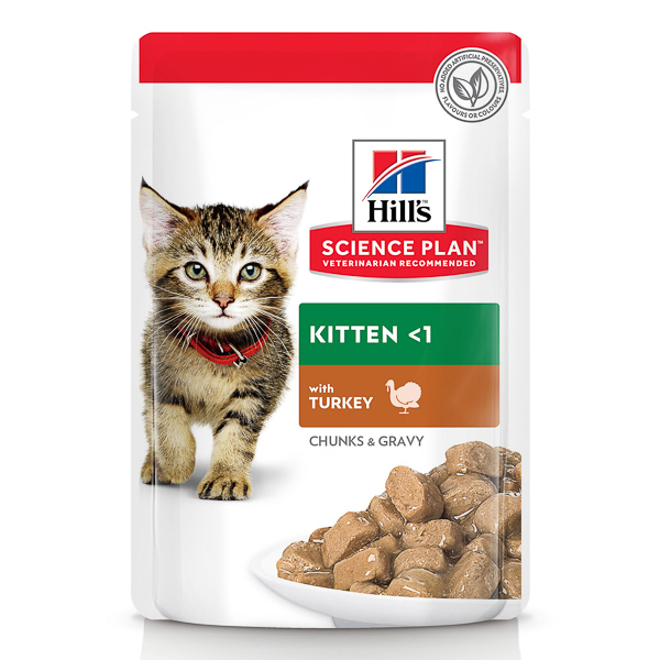 Hills SP Feline Kitten cu Curcan 85 g