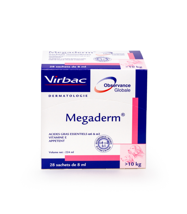 MegaDerm 28 plicuri x 8 ml, Virbac