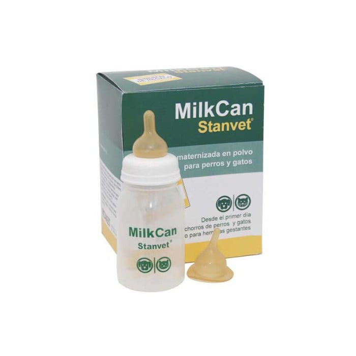 Milk CAN - Lapte praf pentru animale 400g + biberon