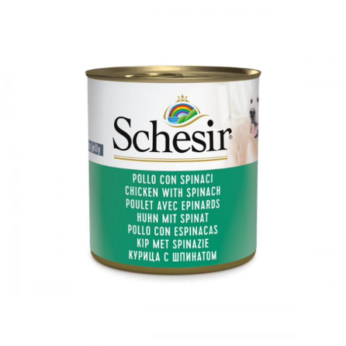 Schesir cu pui si spanac 285 g, Schesir