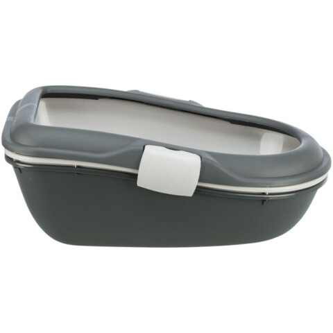 Trixie Litiera Berto, Cu Sistem de Separare, 39x22x59 cm, Gri Inchis/Gri Deschis, 40154 [2]
