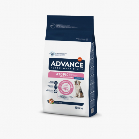 Uscate - Advance Dog Atopic/Derma Care Medium-Maxi Pastrav 12 kg