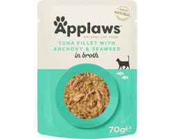 Umeda - Applaws Cat Plic File de Ton si Ansoa Plic 70 g