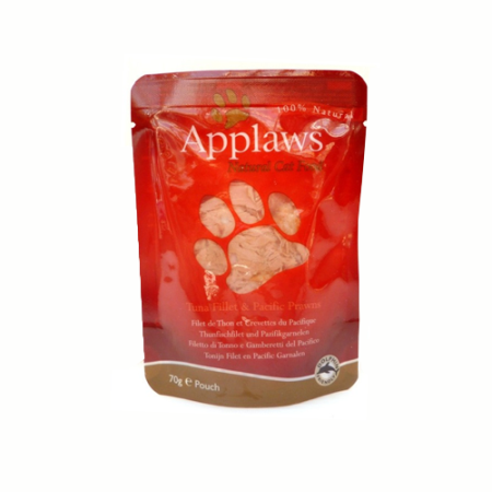 Umeda - Applaws Cat Plic File de Ton si Creveti 70 g