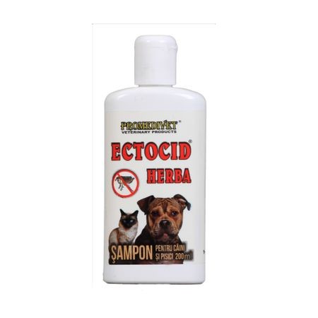 Ectocid Șampon Herba 200 ml, Promedivet