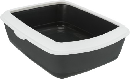 Accesorii - Litiera 37x15x47 cm Gri cu Alb 40184
