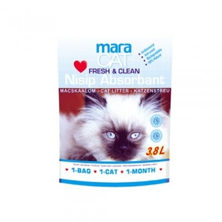 Nisip & Asternut igienic - Maracat nisip silicat 3.8L