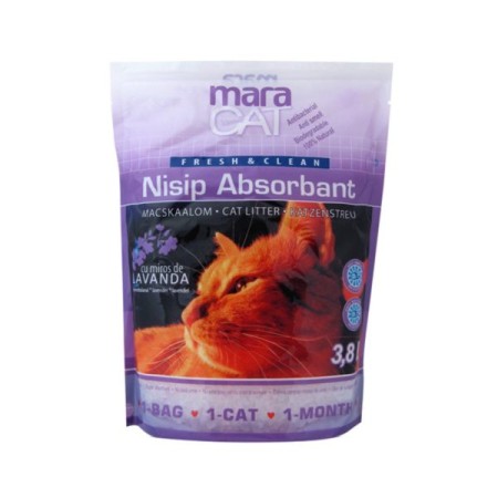 Nisip & Asternut igienic - Maracat Nisip Silicat Lavanda 3.8L