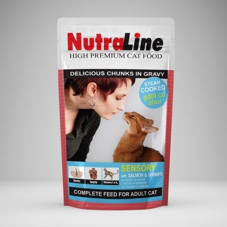 Umeda - Nutraline Cat Sensory Somon/Creveti 100 g