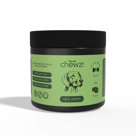 Oase & Articulatii - Petswell Chewz Hip & Joints 60 Comprimate