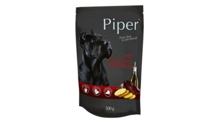 Hrana - Piper Dog Adult Ficat de Vita si Cartofi Plic 500 g