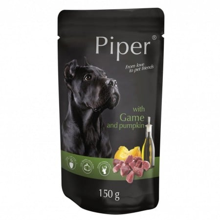 Hrana - Piper Dog Adult Vanat si Dovleac Plic 150 g