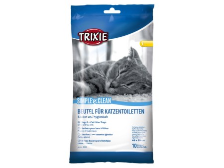 Accesorii litiera - Pungi Igienice pentru Litiera 10 buc L 46x59 cm 4044