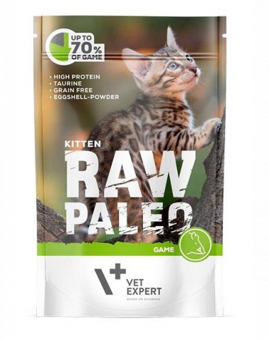 Pisici - Raw Paleo Kitten Vanat 100 g