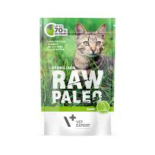 Pisici - Raw Paleo Sterilised Vanat Plic 100 g