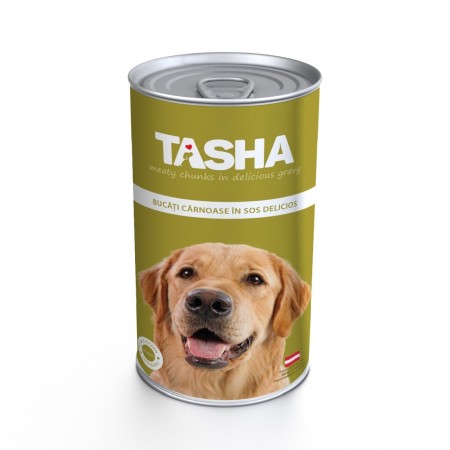 Hrana - Tasha Dog Cons Pui 1240 g