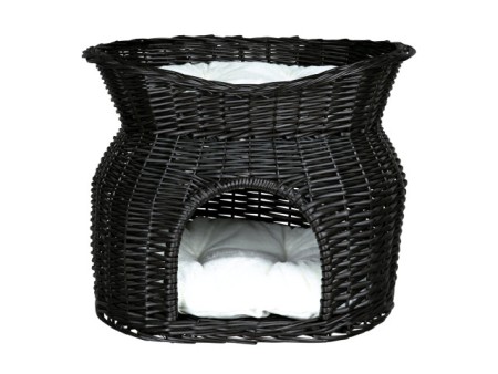 Culcusuri - Trixie Cos cu 2 Pernite 2x1 Nuiele 54x43x37 cm Negru 2872