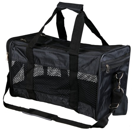 Custi de transport - Trixie Geanta Transport 26x27x47 cm Negru/Ryan 28841